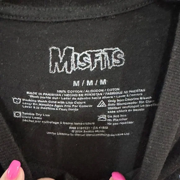 Misfits Horror Punk Rock Band Short Sleeve Tee. Size M - Picture 2 of 5